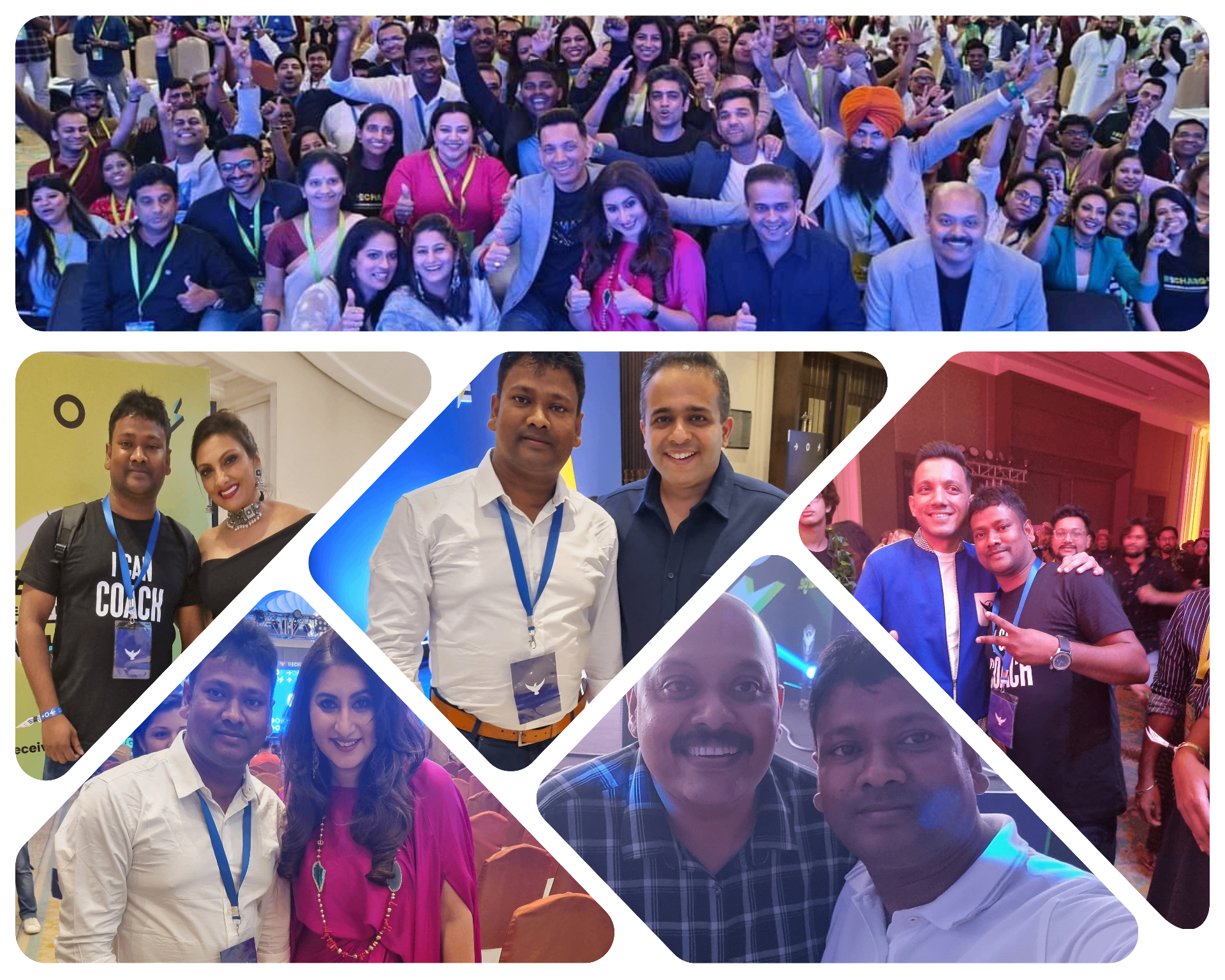 Sultan Mahmud with industry mentors and global coaching community